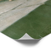 Die Akkolade Mittelalterliche Ritterkunst Poster (Ecke)