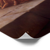 Die Akkolade - Mittelalterlicher Ritter und Ladini Poster (Ecke)