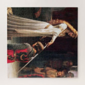„Die Akkolade“ Mittelalterliches Gemälde von Edmun Puzzle (Horizontal)