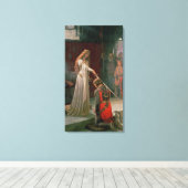 Die Akkolade von Edmund Blair Leighton, c. 1901 Leinwanddruck (Insitu (Holzboden))