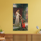 Die Akkolade von Edmund Blair Leighton, c. 1901 Leinwanddruck (Insitu (Wohnzimmer))