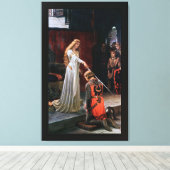 Die Akkolade von Edmund Blair Leighton Leinwanddruck (Insitu (Holzboden))