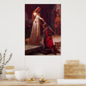 Die Akkolade von Edmund Blair Leighton Poster (Küche)