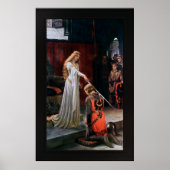 Die Akkolade von Edmund Blair Leighton Poster (Vorne)