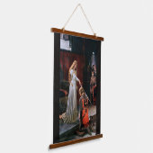 Die Akkolade von Edmund Blair Leighton Wandteppich Mit Holzrahmen (Gewinkelt)