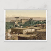 Die Akropolis, Baalbek, Heiliges Land (d.h. Ba'lab Postkarte (Vorderseite)