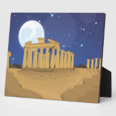 Die Akropolis des Athener Cartoon Fotoplatte (Seite)