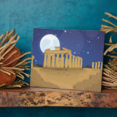 Die Akropolis des Athener Cartoon Fotoplatte (Seite)