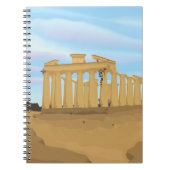 Die Akropolis des Athener Cartoon Notizblock (Vorderseite)