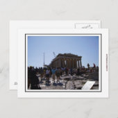 Die Akropolis in Athen, Griechenland Postkarte (Vorne/Hinten)