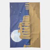 Die Akropolis von Athen Geschirrtuch (Vertikal)