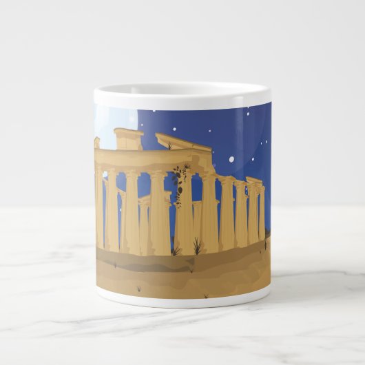 Die Akropolis von Athen Jumbo-Tasse (Vorderseite)