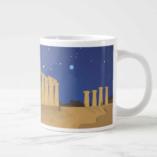 Die Akropolis von Athen Jumbo-Tasse (Rechts)