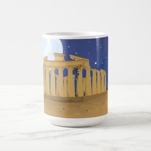 Die Akropolis von Athen Kaffeetasse (Mittel)