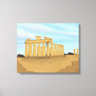 Die Akropolis von Athen Leinwanddruck