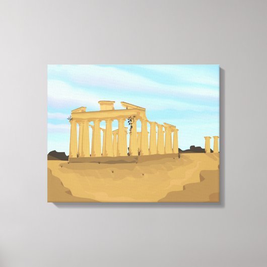 Die Akropolis von Athen Leinwanddruck (Vorderseite)