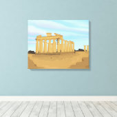 Die Akropolis von Athen Leinwanddruck (Insitu (Holzboden))