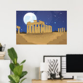 Die Akropolis von Athen Poster (Heimbüro)