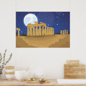 Die Akropolis von Athen Poster (Küche)