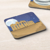 Die Akropolis von Athen Untersetzer (Linke Seite)