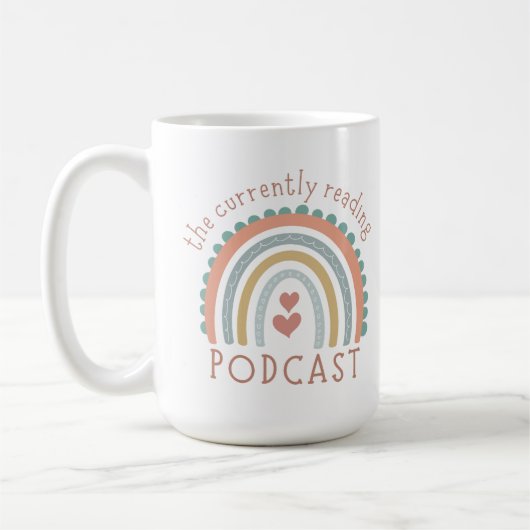 Die aktuellen Podcast-Liebhaber und Leser Kaffeetasse (Links)