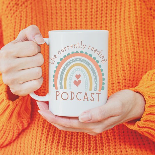 Die aktuellen Podcast-Liebhaber und Leser Kaffeetasse