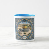 Die Al-Aqsa-Moschee. Dekoratives Islamisch Tasse (Zentrum)