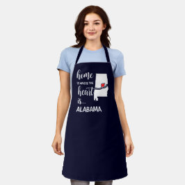 Die Alabama Zuhause ist der Ort, an dem das Herz l Schürze