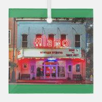 DIE ALAMO-Glasverzierung
