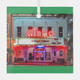 DIE ALAMO-Glasverzierung Ornament Aus Glas