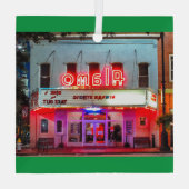 DIE ALAMO-Glasverzierung Ornament Aus Glas (Rückseite)