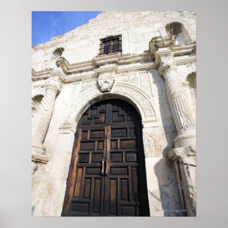Die Alamo in San Antonio, Texas Poster