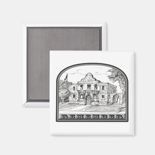 Die Alamo: Magnet-2 Magnet (Vorderseite/Rückseite)