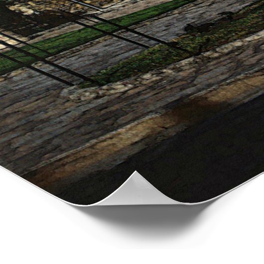 Die Alamo Print Poster (Ecke)