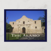 Die Alamo, San Antonio, TX. Postkarte (Vorderseite)