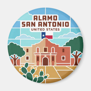Die Alamo Texas Magnet