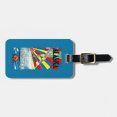 Die Alaska-Linie Dampfer-Plakat Gepäckanhänger (Vorderseite horizontal)