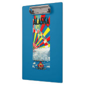 Die Alaska-Linie Dampfer-Plakat Klemmbrett (Links)