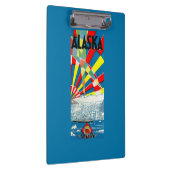 Die Alaska-Linie Dampfer-Plakat Klemmbrett (Rechts)