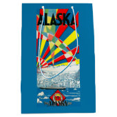 Die Alaska-Linie Dampfer-Plakat Mittlere Geschenktüte (Vorderseite)