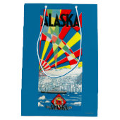 Die Alaska-Linie Dampfer-Plakat Mittlere Geschenktüte (Rückseite)