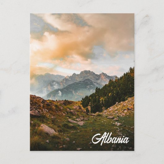 Die albanischen Alpen Postkarte (Vorderseite)