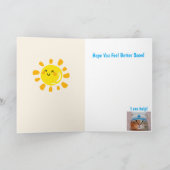 Die Alberne Katze wird gut Karte (Innenseite)