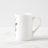 Die Alberne Kuh - "Ernsthaft?" Funny Quote Design Porzellantasse (Rechts)