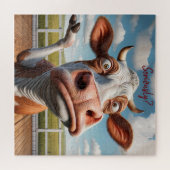 Die Alberne Kuh - "Ernsthaft?" Funny Quote Design Puzzle (Horizontal)