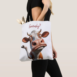 Die Alberne Kuh - "Ernsthaft?" Funny Quote Design Tasche