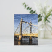 Die Albert Bridge Art Postkarte (Stehend Vorderseite)