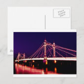 Die Albert Bridge London Postkarte (Vorne/Hinten)