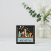 Die Alchemist Brewmaster Square Business Card Quadratische Visitenkarte (Stehend Vorderseite)