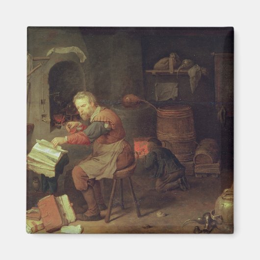 Die Alchemist-Werkstatt Magnet (Vorne)